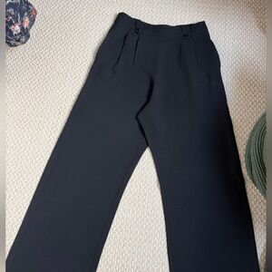 Sezane Loulou Trousers Black - Size US 6/UK 38